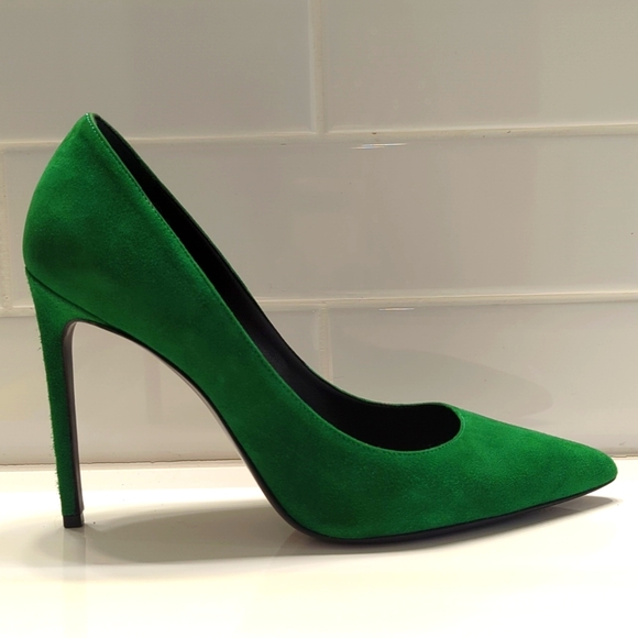 Saint Laurent YSL | suede stiletto pump - Picture 2 of 13